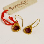 Salomé Osorio | Earrings Garnet drop earrings