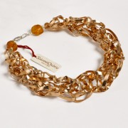 Salomé Osorio | Necklaces Double pink braid necklace