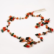 Salomé Osorio | Necklaces Long Necklace Coral & Turquoise