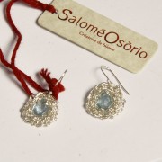 Salomé Osorio | Collections - Crochet Boucles d'oreilles goutte d'Apatite