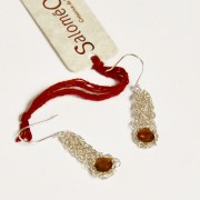 Salomé Osorio | Collections - Crochet Boucles d'oreilles goutte de grenat hessonite