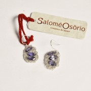 Salomé Osorio | Collections - Crochet Boucles d'oreilles 3 Iolites