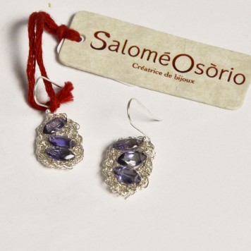 Salomé Osorio | Earrings 3 Iolites earrings